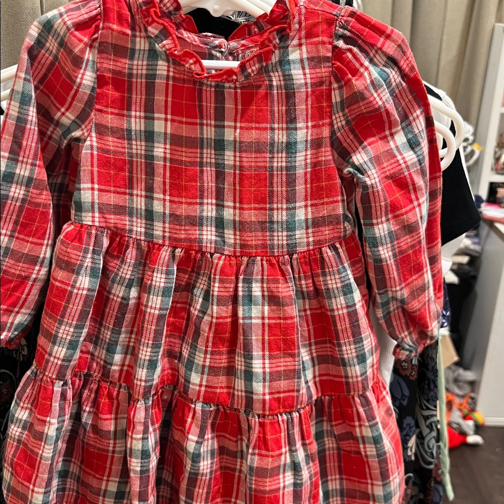 Red Plaid Dress